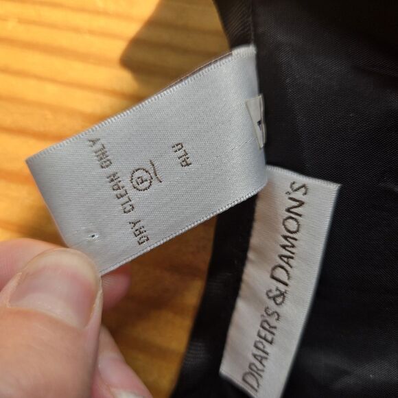 Draper’s & Damon’s Patchwork Embroidered Jacket Small Vintage Boho Artsy Lined - Picture 9 of 9